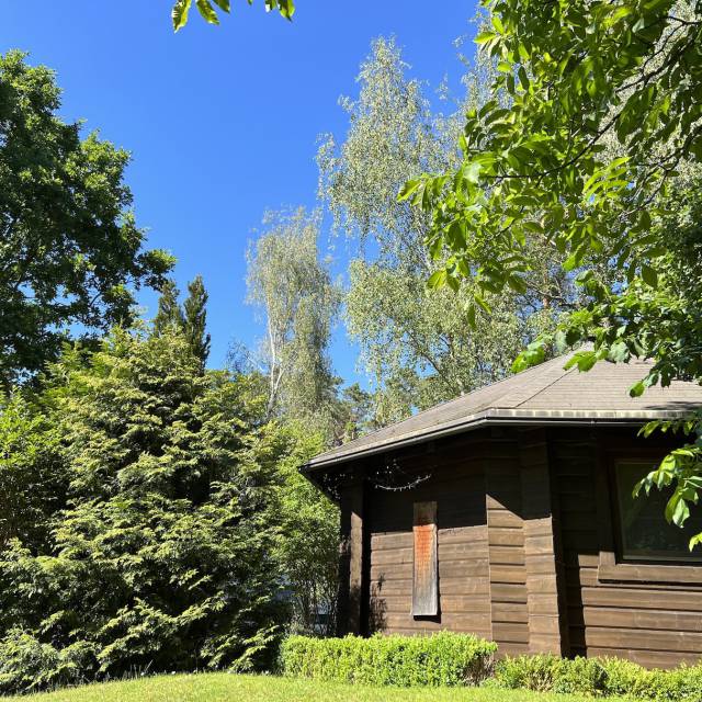 Saunablockhütte zur Privatnutzung