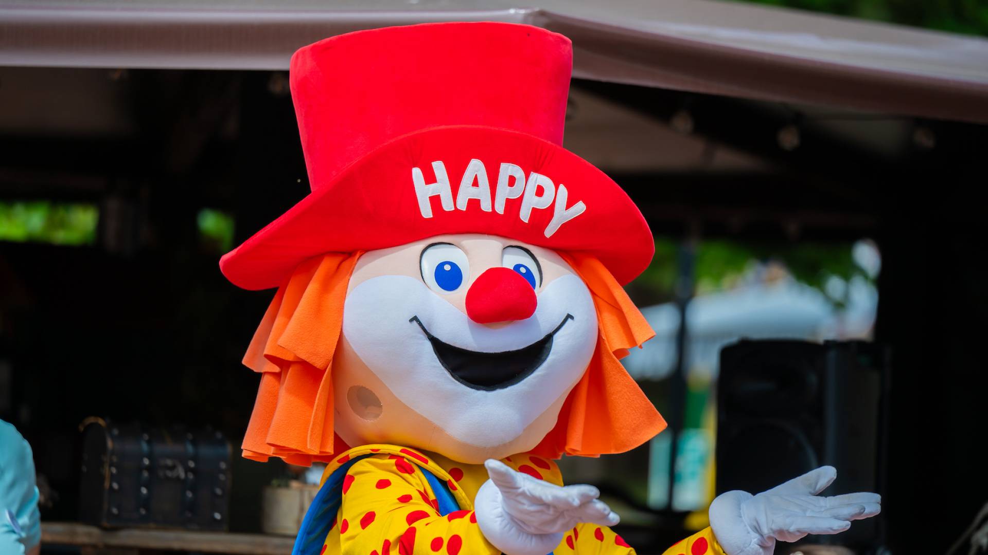 Familotel Maskottchen Clown Happy